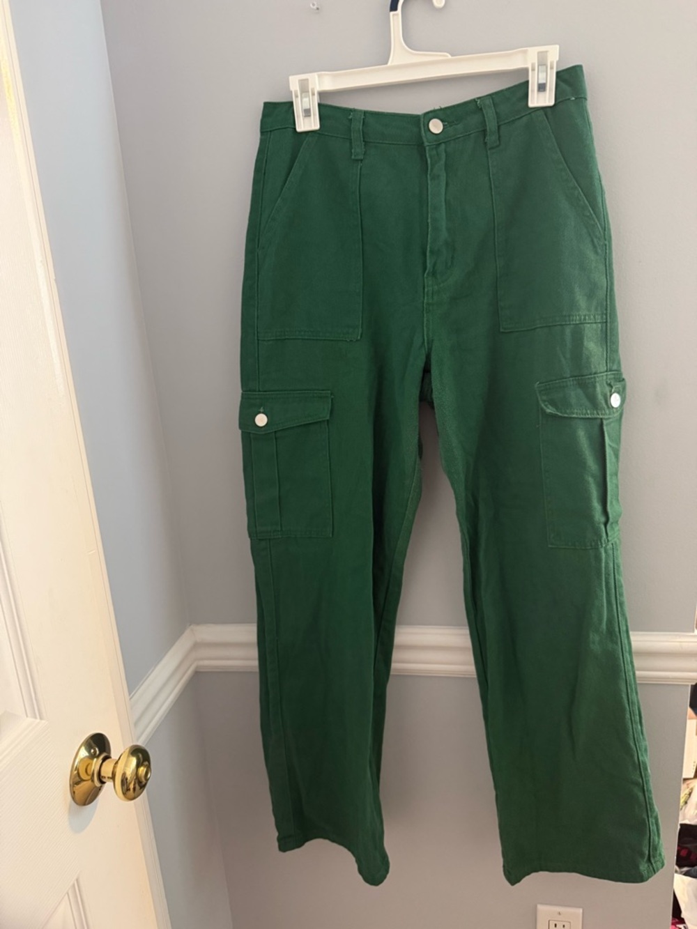 Green SHEIN Cargo Pants